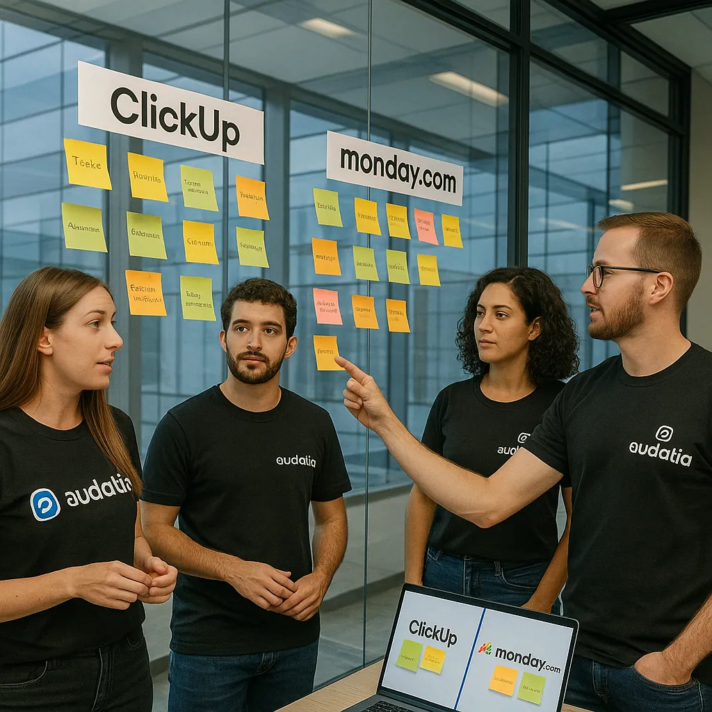 ClickUp Enterprise ou monday.com Corporativo: onde os topos empatam