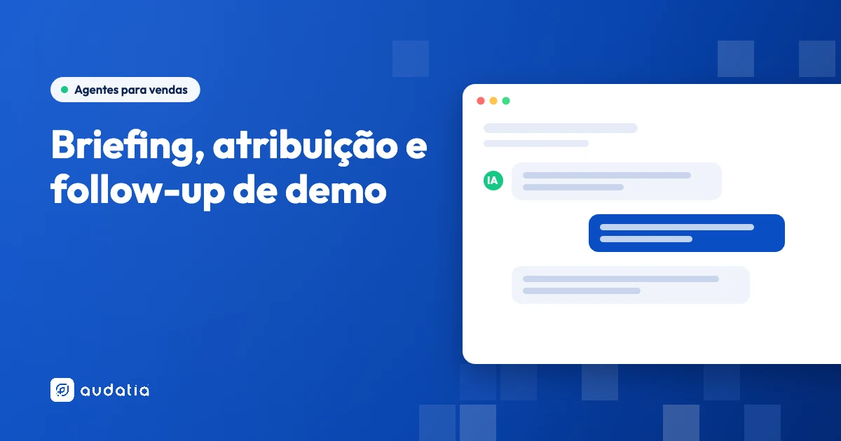 Agente de IA para vendas no ClickUp: briefing, atribuição e demos